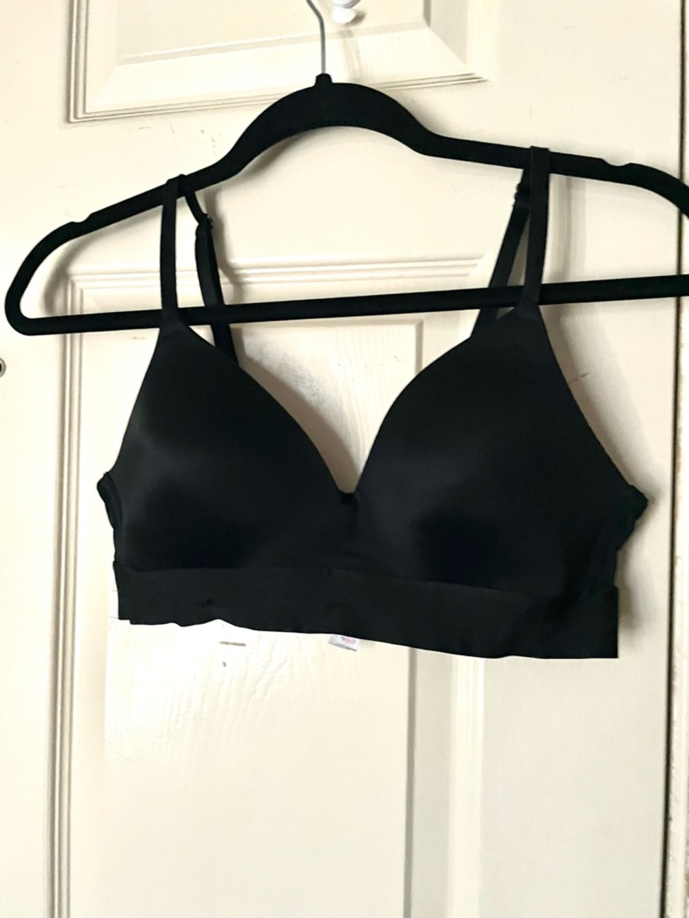 PINK Victoria's Secret Black Wireless Comfort Bra SZ 36B